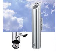 FGRHFKDG Wall Ashtray - Stainless Steel Cigar Ashtray, Rustproof Wall Mounted Ashtray - Ashtray Bucket, Outdoor Ashtrays for Cigarettes, Smokeless Ashtray Outdoor