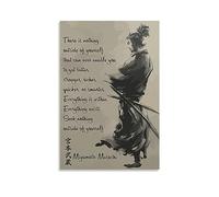 FGRID Miyamoto Musashi Poster: Unframed Canvas Wall Art, 12x18inch (30x45cm), Living Room Decor
