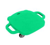 FGRYB Kids Sitting Scooter Board with Handles, Swivel Casters, Bear Plastic Sports Scooter for Kids Children Gym Indoor Outdoor Activities Play Equipment, Over 3 Years Old (Green)
