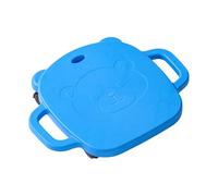 FGRYB Kids Sitting Scooter Board with Handles, Swivel Casters, Bear Plastic Sports Scooter for Kids Children Gym Indoor Outdoor Activities Play Equipment, Over 3 Years Old (Blue)