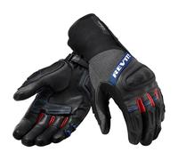 FGS177-1200-XL - Rev It Sand 4 H2O Leather Motorcycle Gloves XL Black Red