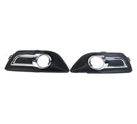 FGSDKJF For Citroen C4 2008 2009 2010 2011 Car Front Bumper Chrome Cover Fog Light Lamp Frame Cap Front Bumper Fog Grille(Left and Right)