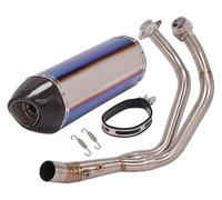 FGSDKJF Motorcycle Exhaust Pipe Muffler For Yamaha R7 2021 2022 Motorcycle DB Killer Full Systems Exhaust Escape Silencer Modify Front Link Pipe Muffler(4)