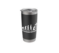FGSLTWTHGHOBSTWBIHSNPBHEL Bible Verse Evolution Joke Stainless Steel Insulated Tumbler