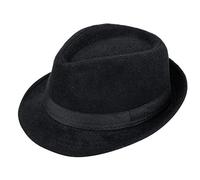 FGSS Kids Classic Trilby-Fedora Hat - Short Brim Boys-Girl-Felt Jazz Cap Panama Derby Cuban-Hat for 3-6 Years Old
