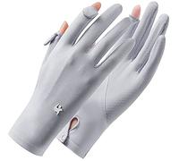 FGSS Womens Sunblock Gloves UV Protection Ice Silk Touchscreen Driving Gloves UPF50+ for Outdoor Sports