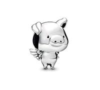 FGT Flying Pig Charm fits Pandora Charms Bracelets Angel Wing Sterling Silver Granddaughter Family Mothers Day Valentine Birthday