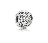 FGT S925 Openwork Flower Bead Charm fits Pandora Bracelets Daisy Floral Birthday Charms Gift for Women Daughter