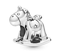FGT S925 Unicorn Rocking Horse Charm fits Pandora Charms Bracelets Birthday Jewellery Sterling Silver Gift for Women Family Daughter Granddaughter