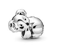 FGT Women Girls Koala Charm for Bracelets Necklaces Pendants Animal Australia Sterling Silver Sister Girls Mum Girlfriend Granddaughter Daughter Birthday Valentine