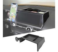 Fgtagtal Center Console Multi-Mount Phone Holder Storage Box Compatible with Toyota Supra GR A90 A91 MK5 2019-2026, Navigation Screen Rear Storage Tray Organizer, for Left Hand Drive, Style E