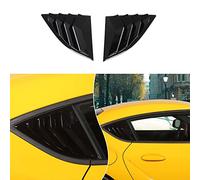 Fgtagtal Rear Side Window Louver Cover Fit for Toyota Supra GR A90 A91 MK5 2019-2025, Side Window Louvers Air Vent Scoop Shades Trim Cover(Bright Black)