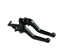 Fguiieqj 1 Pair Universal Motorcycle Clutch Brake Handle Drum Lever Fit for BMW for Suzuki Motorbike Accessories Modification Alloy Motorcycle Clutch Drum Brake Lever Handle(Black)