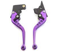 Fguiieqj for Royal Enfield Shotgun 650 2024 for Hunter 350 for HNTR 2022-2024 Adjustable Brake Clutch Levers Motorcycle Accessories Motorcycle Clutch Drum Brake Lever Handle(Purple 144MM)