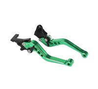 Fguiieqj Motorcycle Brake Lever 1 Pair 7/8" 22mm Motorbike Brakes Clutch 125cc Pit Bike Clutch and Levers Front Motorbike Accessories Motorcycle Clutch Drum Brake Lever Handle(Green)