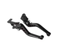 Fguiieqj Motorcycle Brake Lever 1 Pair 7/8" 22mm Motorbike Brakes Clutch 125cc Pit Bike Clutch and Levers Front Motorbike Accessories Motorcycle Clutch Drum Brake Lever Handle(Black)