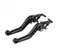 Fguiieqj Motorcycle Brake Levers Handlebar Clutch Brake Adjustable Brake Double Disc Universal Motorbike Clutch Levers Motorcycle Clutch Drum Brake Lever Handle(Black x1Set)