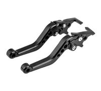 Fguiieqj Motorcycle Double Disc Brake Universal CNC Aluminum Double Disc Brake Handle Lever Motorbike Modified Modification Accessories Motorcycle Clutch Drum Brake Lever Handle(Black)