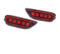 Fguiieqj Rear Tail Light Assembly 2Pc LED Bumper Brake Tail Signal Lights For Chevrolet For Captiva 2008-2014 17 * 5.2cm/6.69 * 2.04inch Red Housing Color Car Lamps Car Taillight Assembly