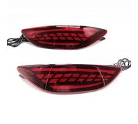 Fguiieqj Rear Tail Light Bumper For Hyundai For Accent For Verna For Solaris For Brio 2008-2015 LED Rear Bumper Reflector Stop Brake Light Turn Signal Fog Lamp(Type B)