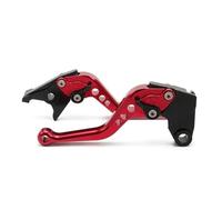 Fguiieqj Short Motorcycle 7/8" 22mm Adjustable Brake Clutch Levers for YZF R1/R6, for FZ1 for FAZER, for R6S USA Version, for R6S Canada Version Motorcycle Clutch Drum Brake Lever Handle(O)