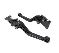 Fguiieqj Universal Motorcycle Clutch Brake Levers Motorcycle Accessories Modified Horn Adjustable Hand Drum Lever for GY6 Modification CNC Motorcycle Clutch Drum Brake Lever Handle(Black)