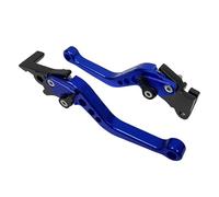 Fguiieqj Universal Motorcycle Clutch Brake Levers Motorcycle Accessories Modified Horn Adjustable Hand Drum Lever for GY6 Modification CNC Motorcycle Clutch Drum Brake Lever Handle(Blue)