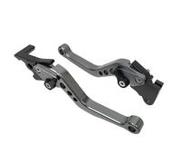 Fguiieqj Universal Motorcycle Clutch Brake Levers Motorcycle Accessories Modified Horn Adjustable Hand Drum Lever for GY6 Modification CNC Motorcycle Clutch Drum Brake Lever Handle(Titanium)