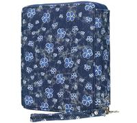 FGUJSUR 120 Slots Colored Pencil Case Oxford Fabric Pen Case with Compartments Pencil Holder for Watercolor Pencils for Boys Girls Teen College Students(Blue)