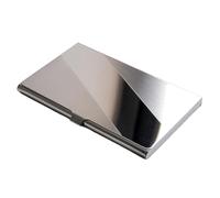 FGUJSUR 1pc Card Holder Men Blocking Aluminum Metal Slim Wallet Money Bag Credit Thin Case Small Male(B2)
