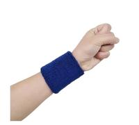 FGUJSUR 6pcs Sports Wristband Hand Band Sweat Wrist Support Brace Wrap Guards For Gym(Blue,80X150MM)