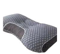 FGUJSUR Latex Pillow Deep Sleep Pillow Is Soft And Comfortable, Washable. Recommended Core For Adults And In Four Seasons(1pcs grey)