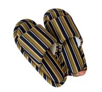 FGUJSUR Linen Slippers Simple Stripe Cotton Linen Slippers For Sweat Absorbent Home Suitable For All Seasons Air Conditioned Room(Green,44-45)