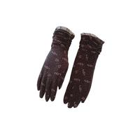 FGUJSUR Spring/Summer Sunscreen Protection Split Finger Gloves Thin, Medium, And Long Pure Driving And Riding Anti Slip Gloves For Driving Riding Outdoor(Black)