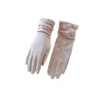 FGUJSUR Spring/Summer Sunscreen Protection Split Finger Gloves Thin, Medium, And Long Pure Driving And Riding Anti Slip Gloves For Driving Riding Outdoor(Grey)