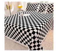 FGUJSUR Thicken Warm Velvet Mattress Bed Cover with Pillowcase 3pc Set Non-slip Bedsheet Printed Quilted Bedspread Double Sheet(07,200x230cm-3pc set)
