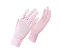 FGUJSUR Women Mid Sunscreen Gloves Summer Spring Thin Elastic Driving Gloves Slip Resistant Etiquette Gloves For Driving Riding Outdoor(Color 01)