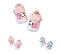 FGUUTYM Baby Girls Boys First Walking Shoes with Non-Slip Rubber Sole Cute Breathable Mesh Baby Shoes Toddler Barefoot Shoes Unisex Casual Shoes Trainers Flat Children's Shoes, blue, 4.5 UK Child