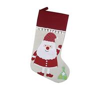 FGUUTYM Christmas Socks, 18 Inch Large Christmas Socks, Gift Bags and Ornaments for Fireplace, Festive Christmas Party, Christmas Decoration Kitchen Hanging Basket, Black (E, One Size)