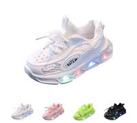 FGUUTYM Fashionable trainers with non-slip air cushion LED lights, unisex children's running shoes, sports shoes, outdoor sports, running shoes, fitness shoes, street running shoes, indoor and outdoor