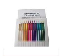 FGUUTYM Festival Candle Happy Creative Party Birthday 12 Pieces Colourful Kitchen, Dining & Bar Carved Candle (Multicoloured, One Size)