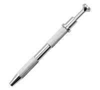 FGUUTYM Jeweler Picking Tool, Stainless Piercing Tool, Bead Pick Tool, 4 Prong for Tiny Objects, IC Chips, Electronic Components (1 Piece) Faces (Silver, One Size)