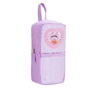 FGUUTYM Large Capacity Pencil Case, Japanese Stationery Case for and Girls, Double Solid Color, Multifunctional, for Middle School Students, Pencil Case (Z4-A, One Size)