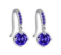 FGUUTYM New Silver Earrings Female Japanese Korean Temperament Earrings Water Drop Earrings Hundred With Jewellery Ear Hanging Ear Hooks Feather Earrings, one size, Copper, No Gemstone