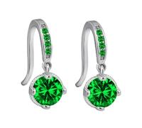 FGUUTYM New Silver Earrings Female Japanese Korean Temperament Earrings Water Drop Earrings Hundred With Jewellery Ear Hanging Ear Hooks Feather Earrings, one size, Copper, No Gemstone