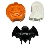 FGUUTYM Pasta Snack Pie for Dough Press Mini Pocket Pie Mini Pocket Pie Thanksgiving Hand Pie Maker Halloween Bat Pie Noodle Drying Rack (Grey, One Size)