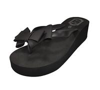 FGUUTYM Sketches Women's Shoes Black Beach Outdoor Shoes Flops Slip Sandals Indoor Women Summer Women's Sandals Hallux Valgus Women, Z2 Black, 5 UK