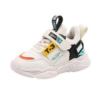 FGUUTYM Unisex children's running shoes, trainers, children's shoes, walking shoes, slip-on lightweight trainers, non-slip, casual, soft sole, baby shoes, outdoor breathable sports shoes, street