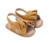 FGUUTYM Unisex Children's Sandal K Leisure Flip Flops Walk Girls Outdoor Shoes Toddler Shoes Sandals First for Summer Girls Baby Summer Baby Sandals, Z5 Yellow, 19 EU 3X-Schmal