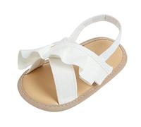 FGUUTYM Unisex Children's Sandal K Leisure Flip Flops Walk Girls Outdoor Shoes Toddler Shoes Sandals First for Summer Girls Baby Summer Baby Sandals, Z1 White, 19 EU 3X-Schmal